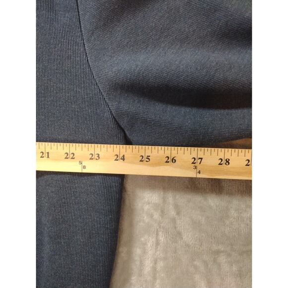 U.S. Polo ASSN. 1/4 Zip Dark Navy Blue Knit Sweater XL Cotton Poly Blend - Picture 8 of 10